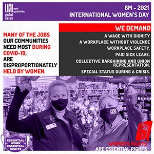 Poster - International women's day	 - in english 